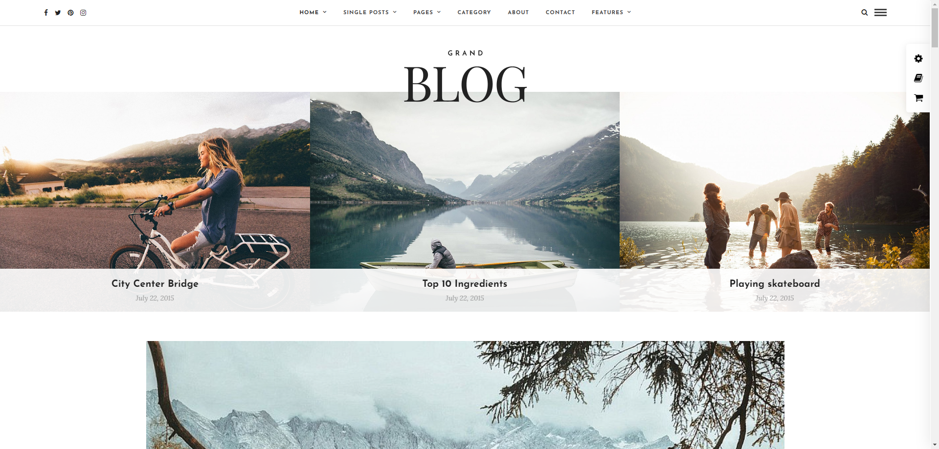 Grand Blog - Responsive Blog Template