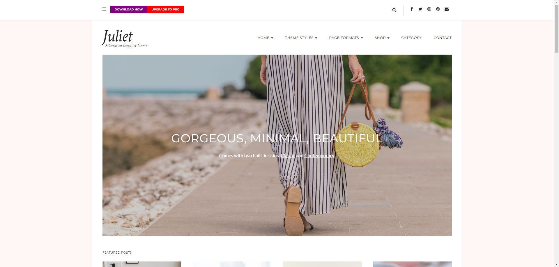 Juliet - Personal Blog Template