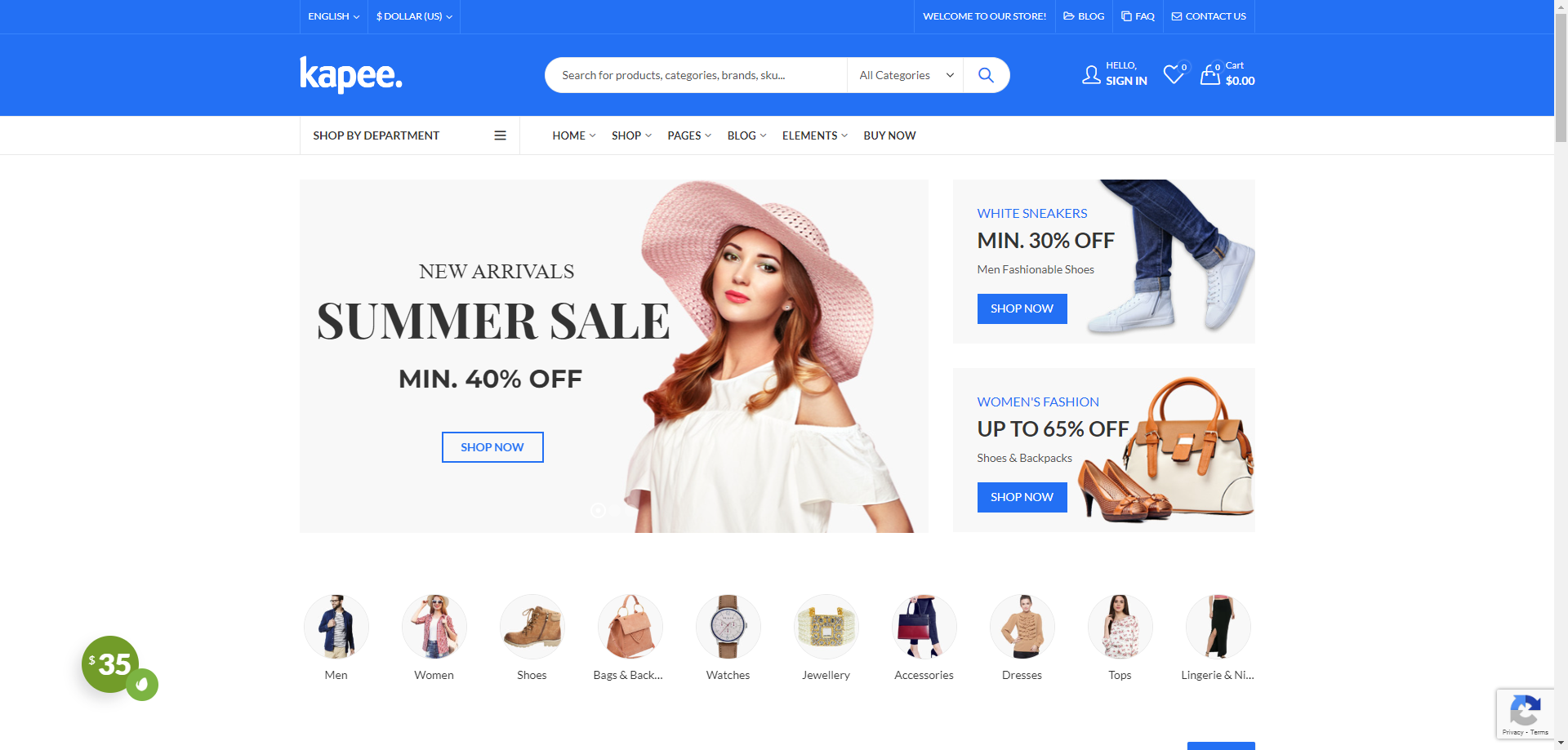 Kapee - Modern E-commerce Template