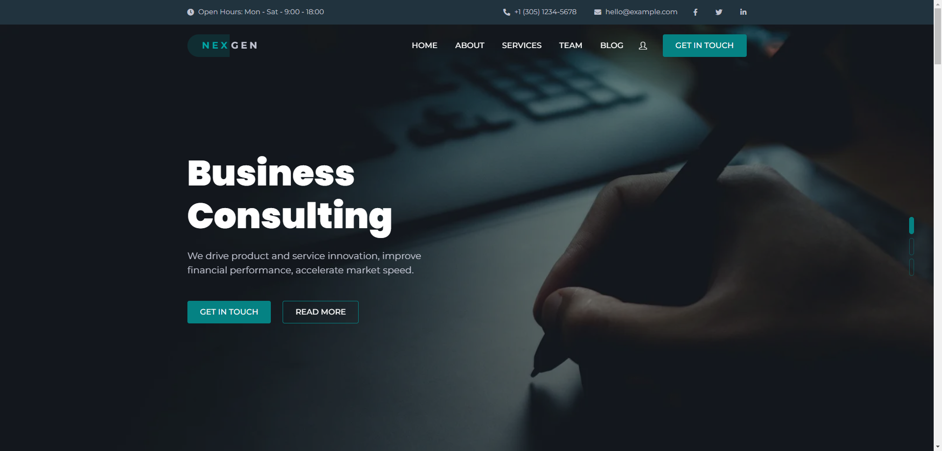 Nexgen - Corporate HTML Template