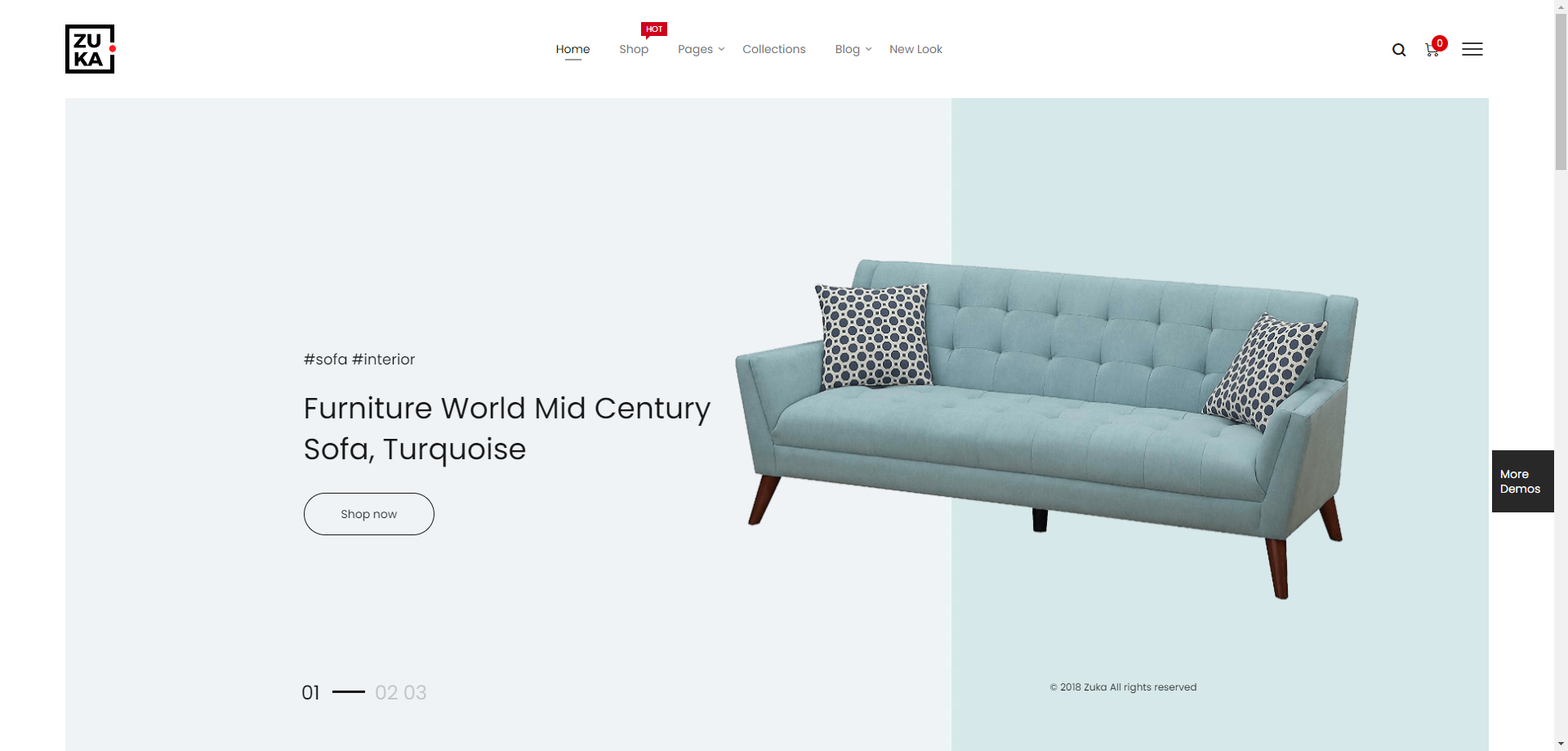 Zuka - Clean Minimalist E-commerce Template